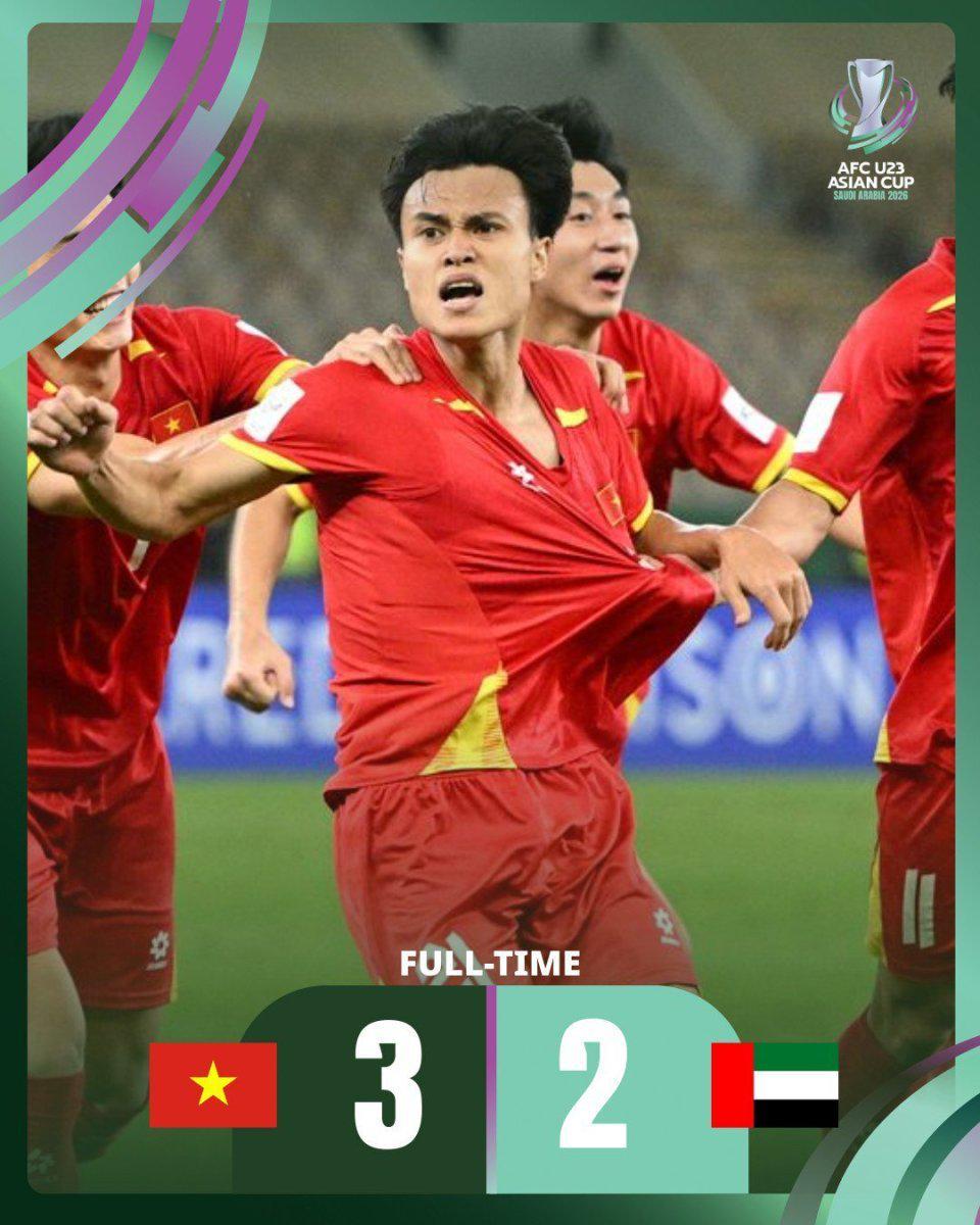 银河娱乐城app下载-3-2！越南两度遭追平后加时绝杀阿联酋，时隔8年重返U23亚洲杯4强